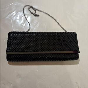 Browns chainmail Elegant Black Clutch Bag